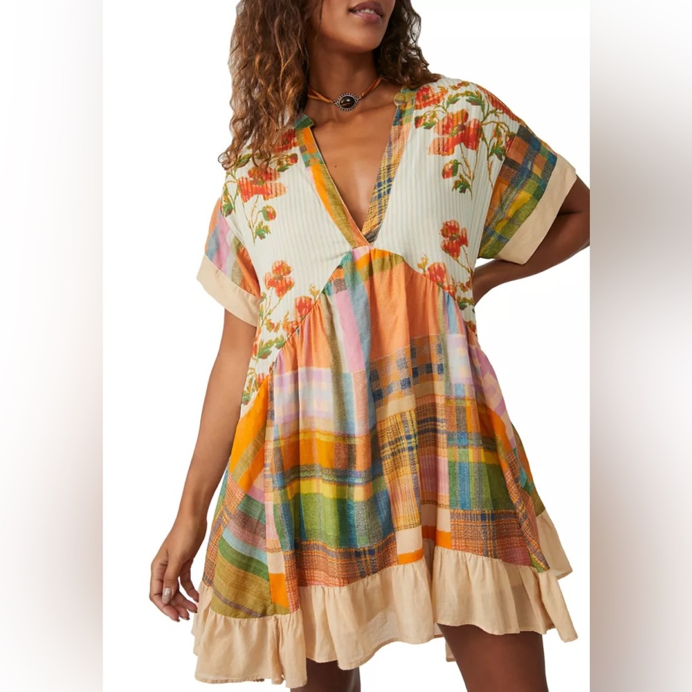 Free People Printed Agnes Dress